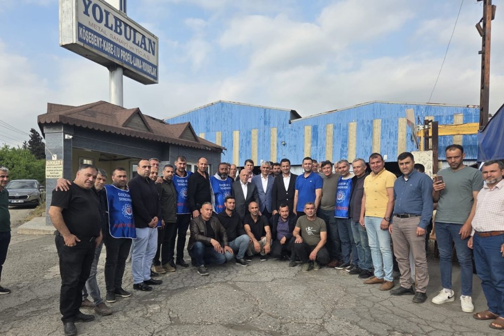 ARSLAN’DAN, 321 GÜNDÜR GREVDE OLAN YOLBULAN EMEKÇİLERİNE DESTEK