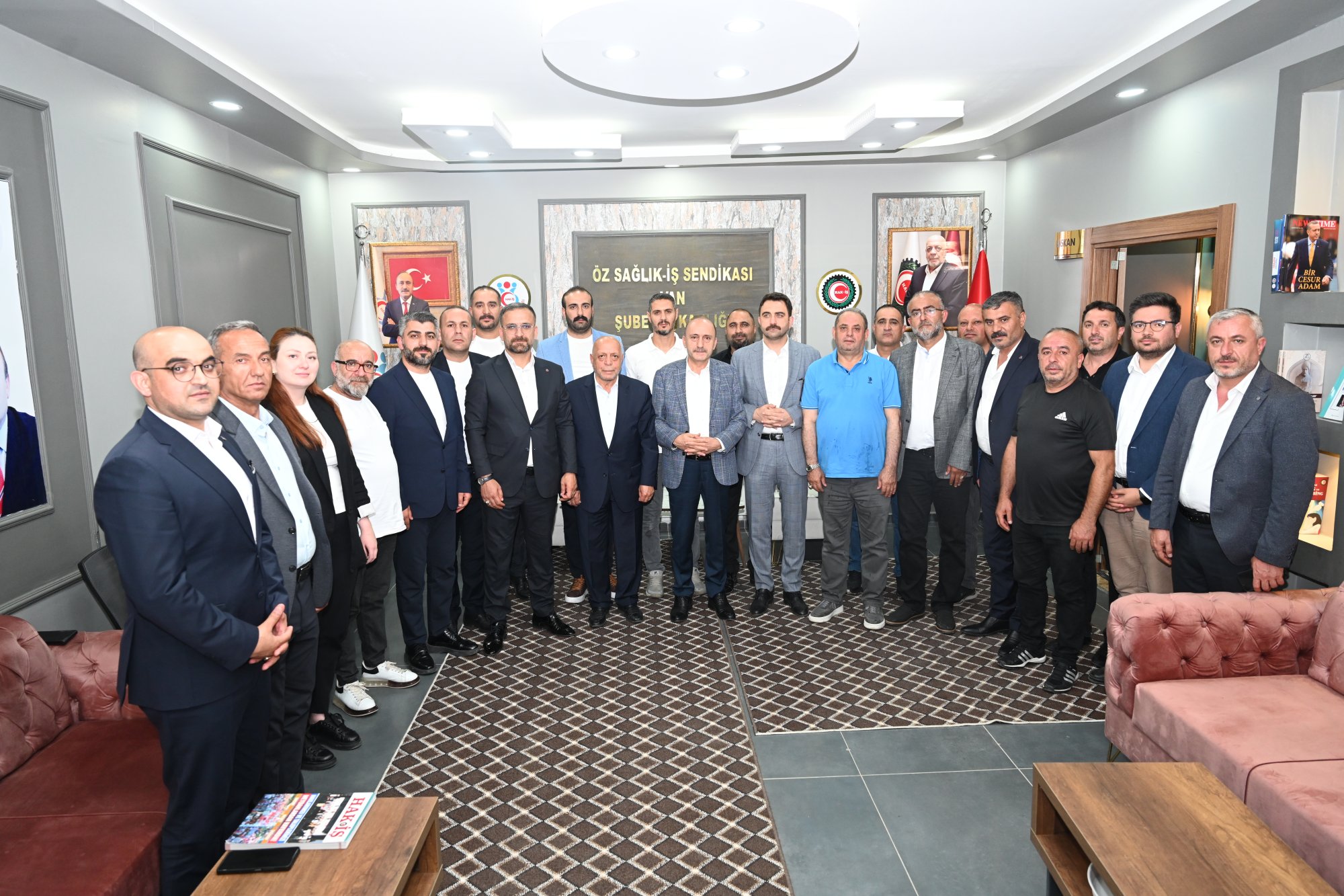 HAK-İŞ’TEN ÖZ SAĞLIK-İŞ VAN ŞUBE BAŞKANLIĞINA ZİYARET