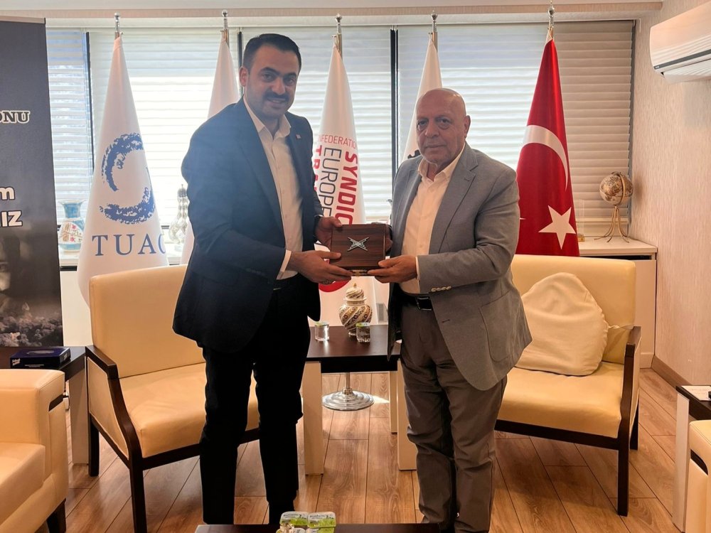 ARSLAN, TÜGVA GENÇLİK KOORDİNATÖRÜ İLE BİR ARAYA GELDİ