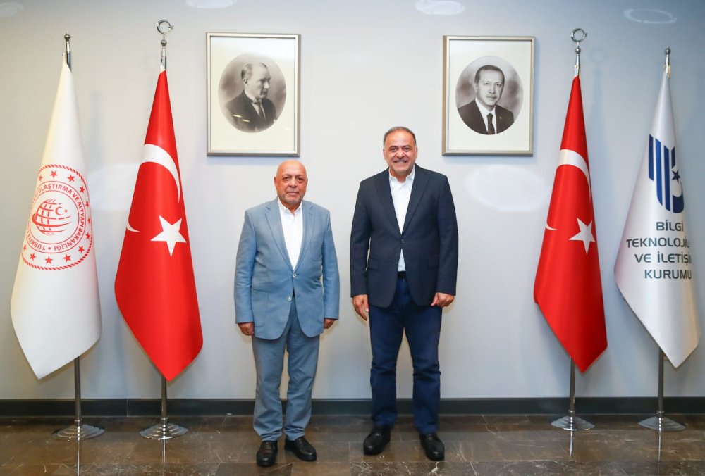 ARSLAN, ULAŞTIRMA VE ALTYAPI BAKAN YARDIMCISI SAYAN İLE BİR ARAYA GELDİ