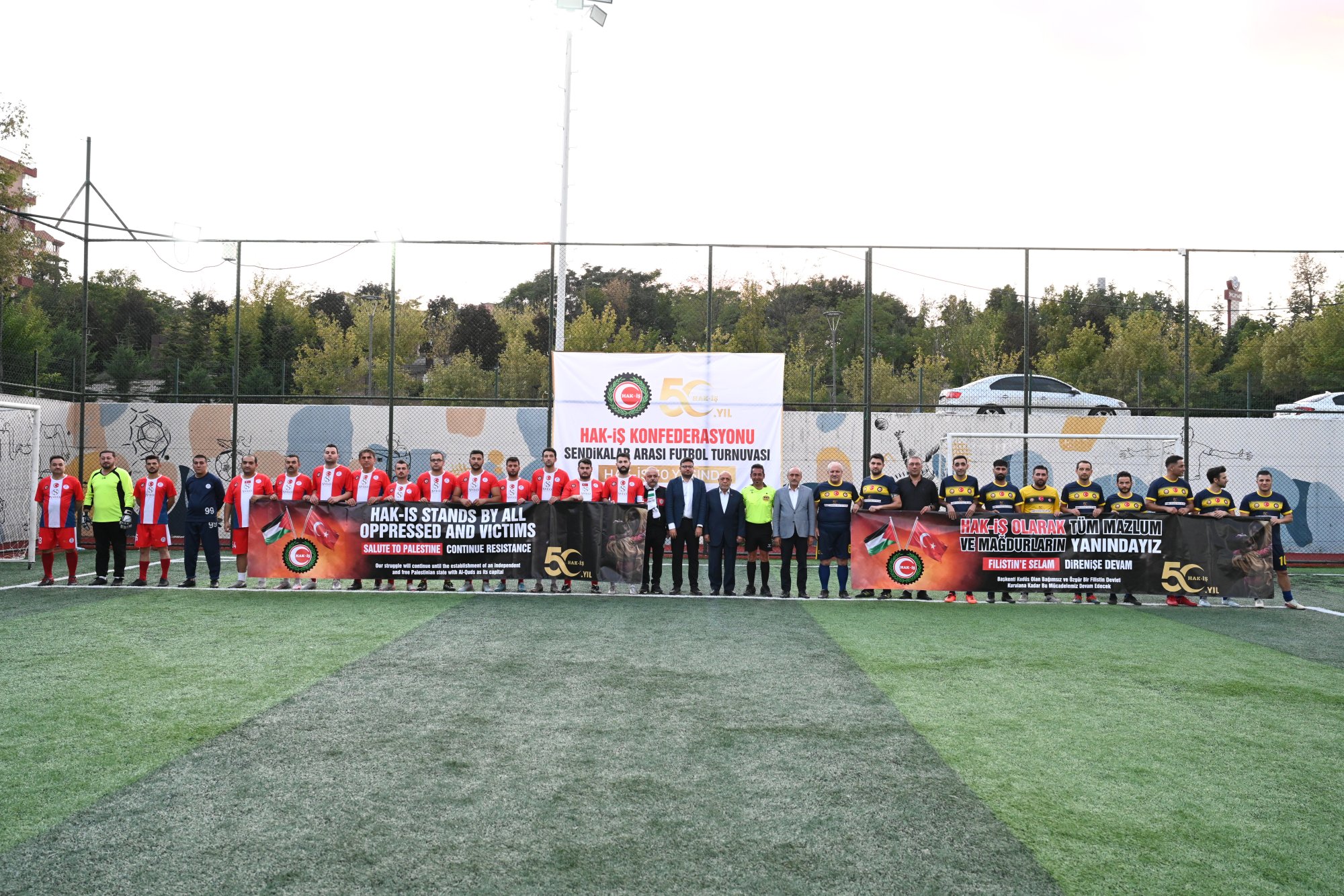 HAK-İŞ’TEN 50. YILINDA SENDİKALAR ARASI FUTBOL TURNUVASI