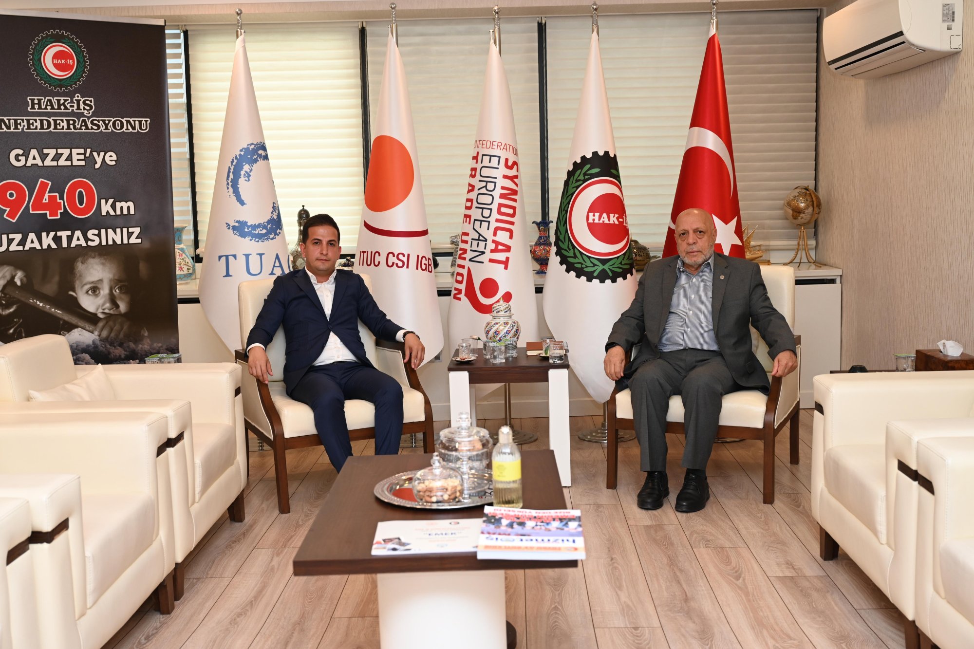 ARSLAN, HAK-İŞ DİYARBAKIR İL BAŞKANIMIZI KABUL ETTİ