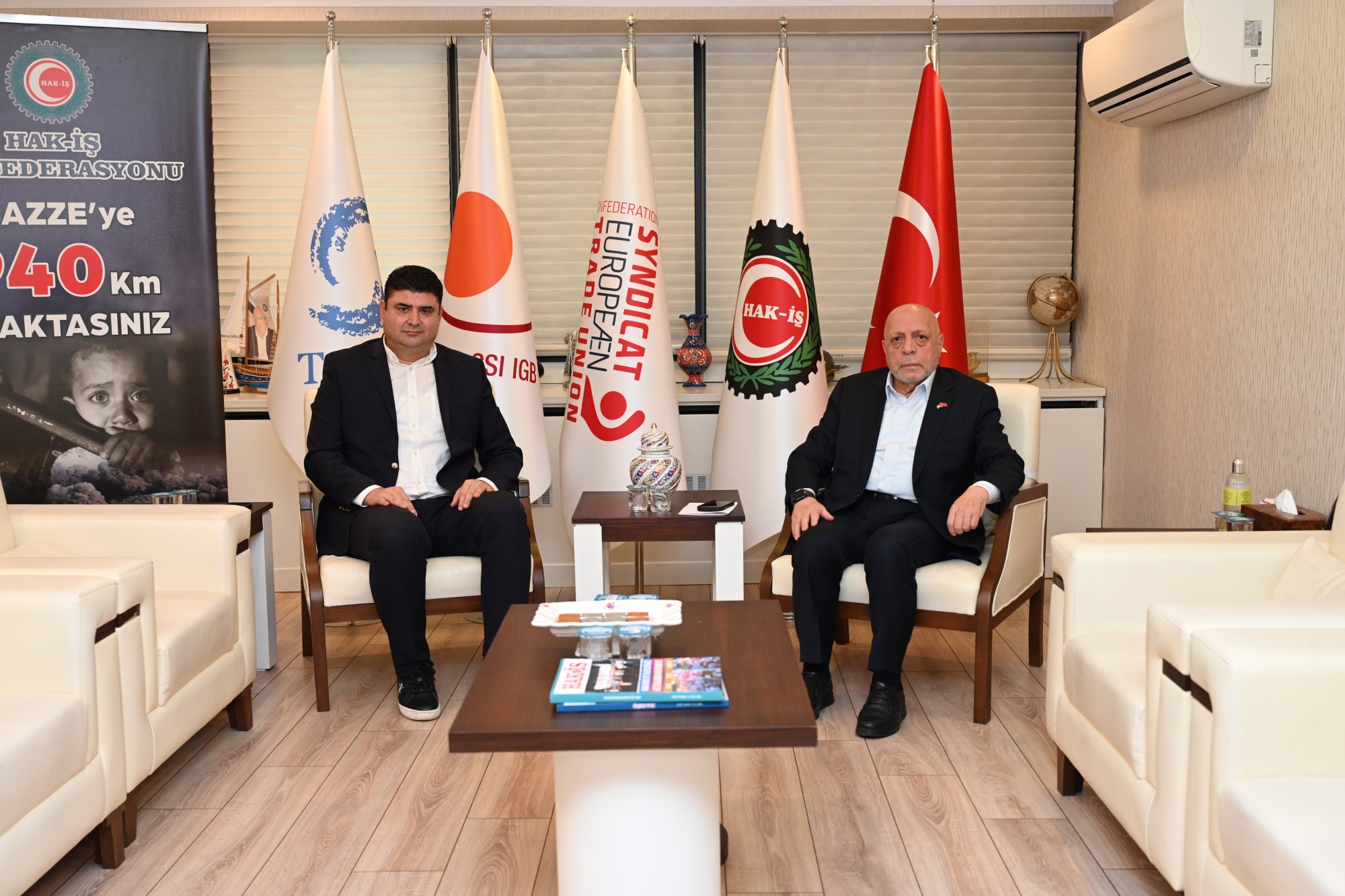 ARSLAN, HAK-İŞ ANKARA İL BAŞKANIMIZI KABUL ETTİ