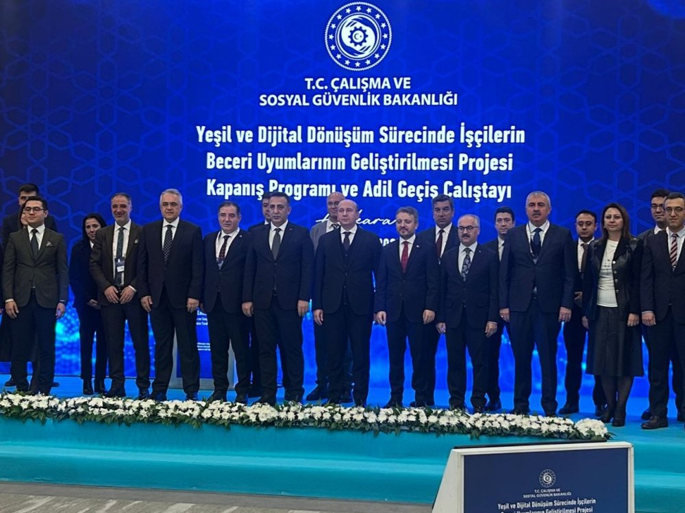 ÖZDEMİR, ÇALIŞMA VE SOSYAL GÜVENLİK BAKANLIĞI PROJE KAPANIŞ VE ADİL GEÇİŞ ÇALIŞTAYINA KATILDI