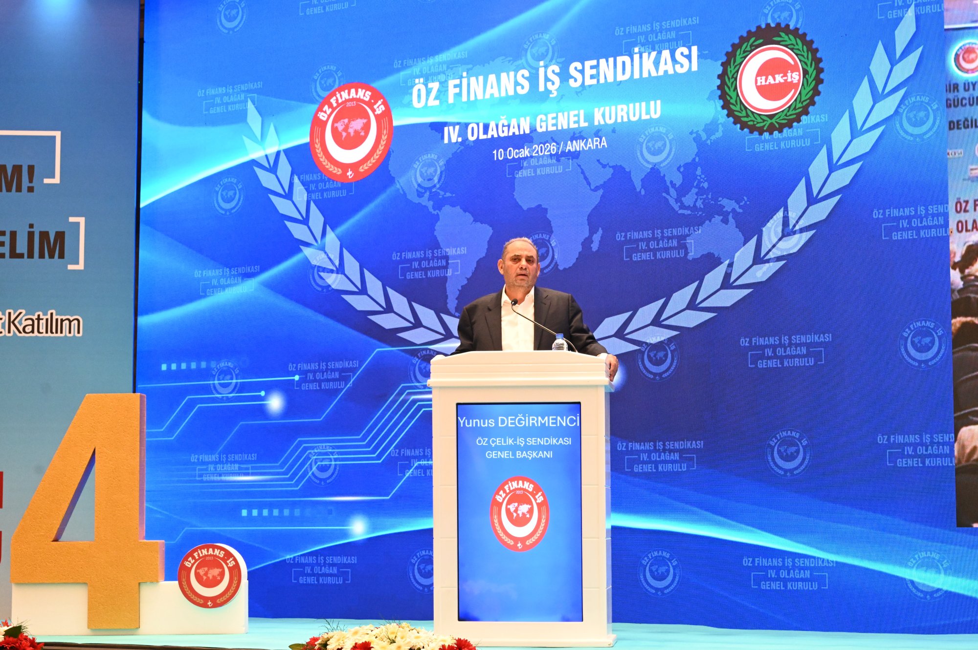 ÖZ FİNANS-İŞ SENDİKAMIZIN 4. OLAĞAN GENEL KURULU GERÇEKLEŞTİRİLDİ