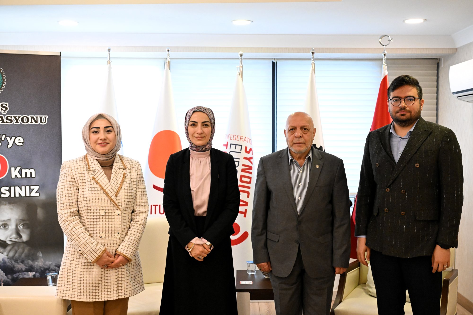 ARSLAN, CUMHURBAŞKANLIĞI HUKUK POLİTİKALARI KURULU ÜYESİ ÖZTÜRK PINAR İLE BİR ARAYA GELDİ