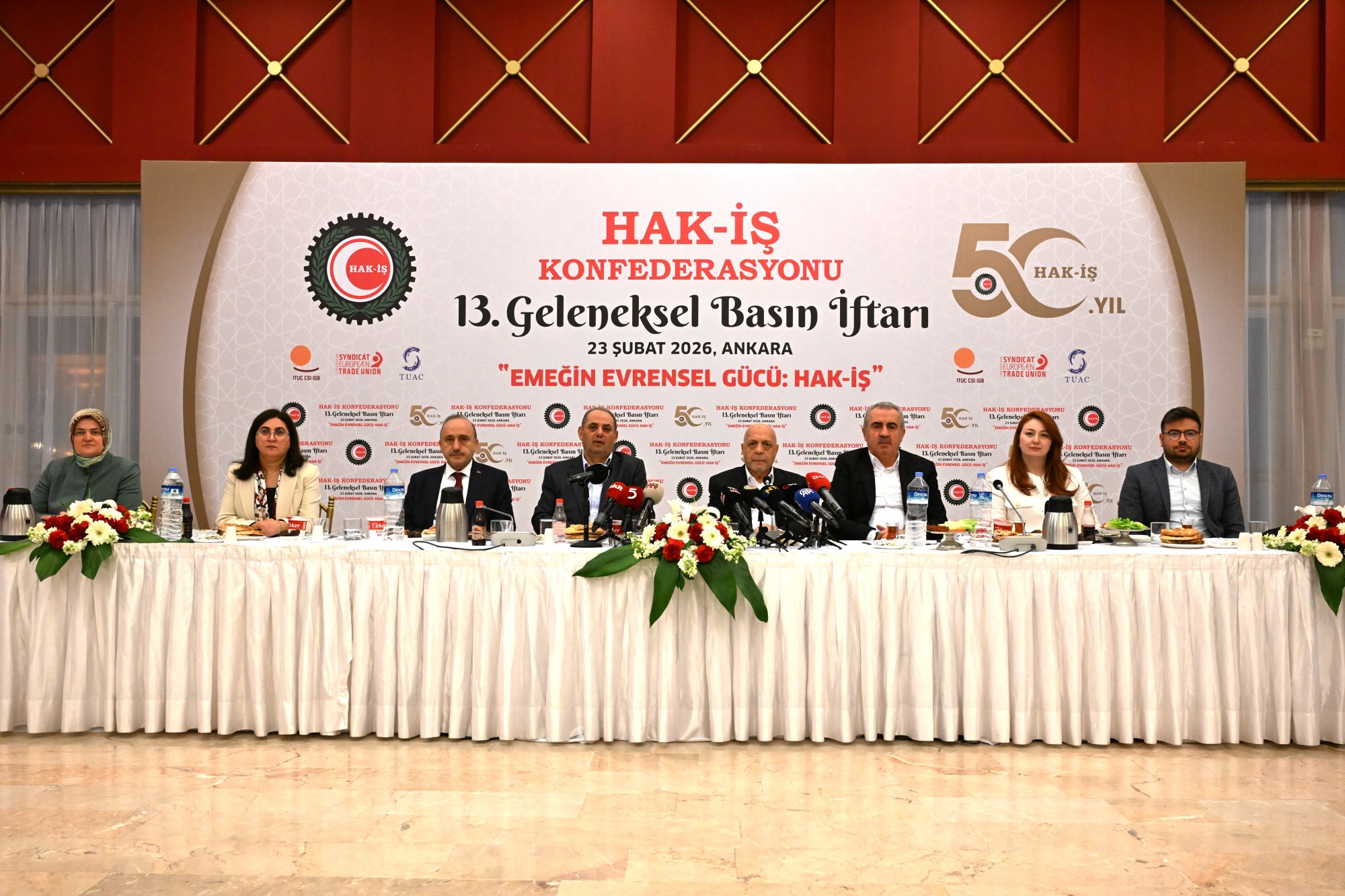 GELENEKSEL BASIN İFTARIMIZI YOĞUN KATILIMLA GERÇEKLEŞTİRDİK