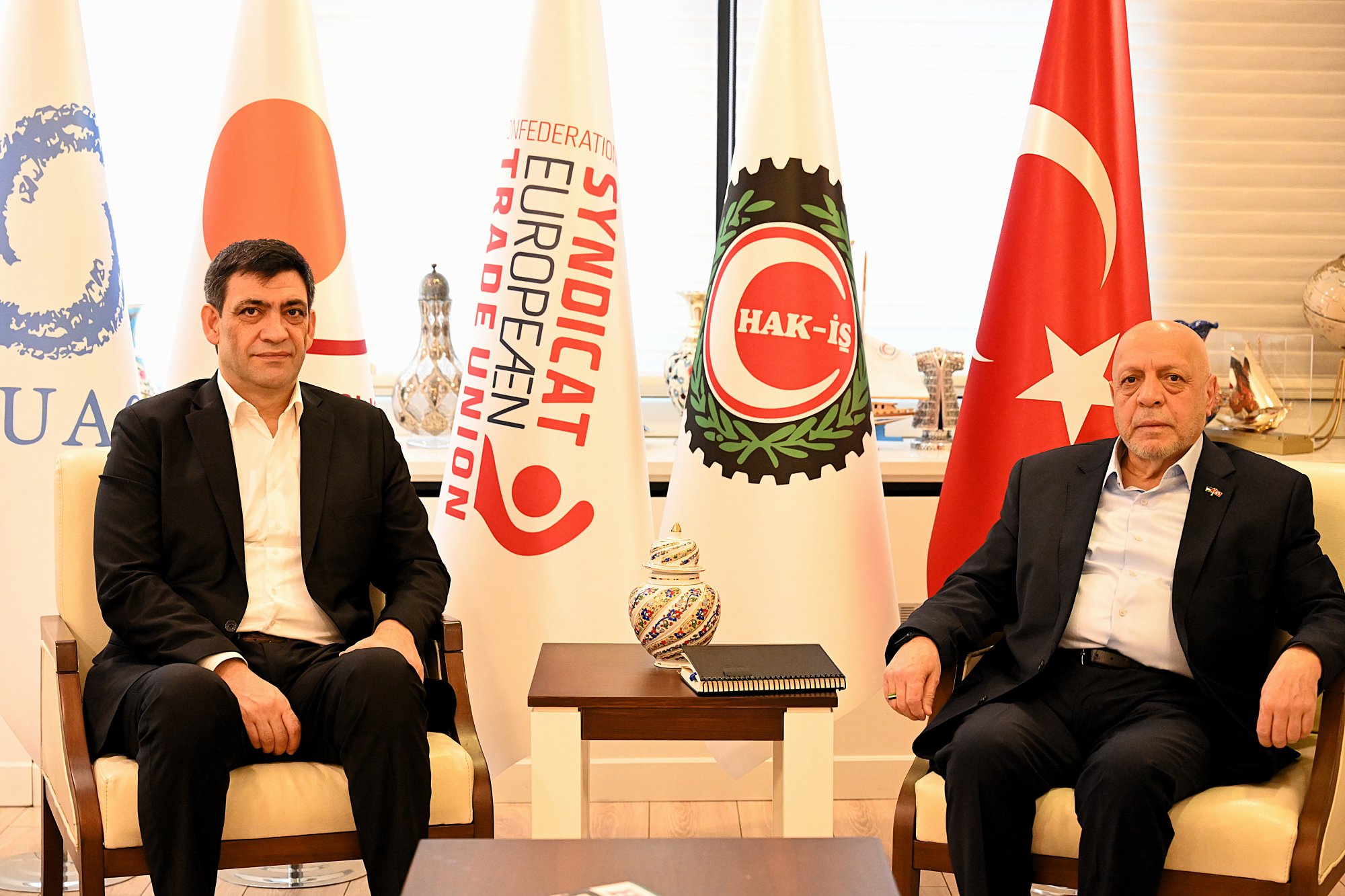 ARSLAN, ESAM GENEL BAŞKAN VEKİLİ AĞDAĞ İLE BİR ARAYA GELDİ