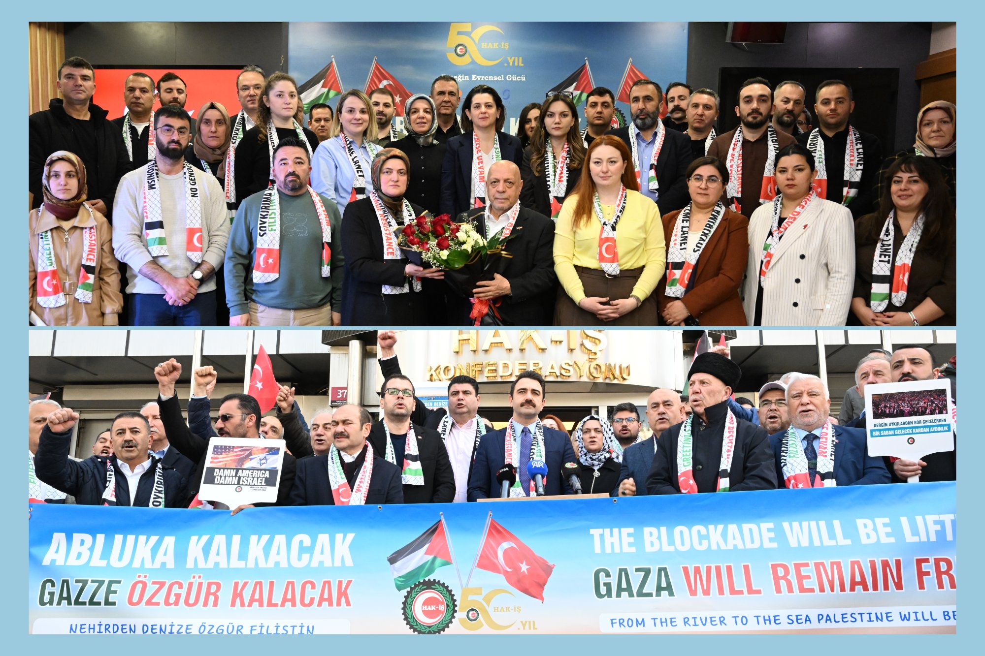 GENEL SEKRETER YARDIMCIMIZ ZENGİN’İ, GLOBAL SUMUD FİLOSU'NA UĞURLADIK