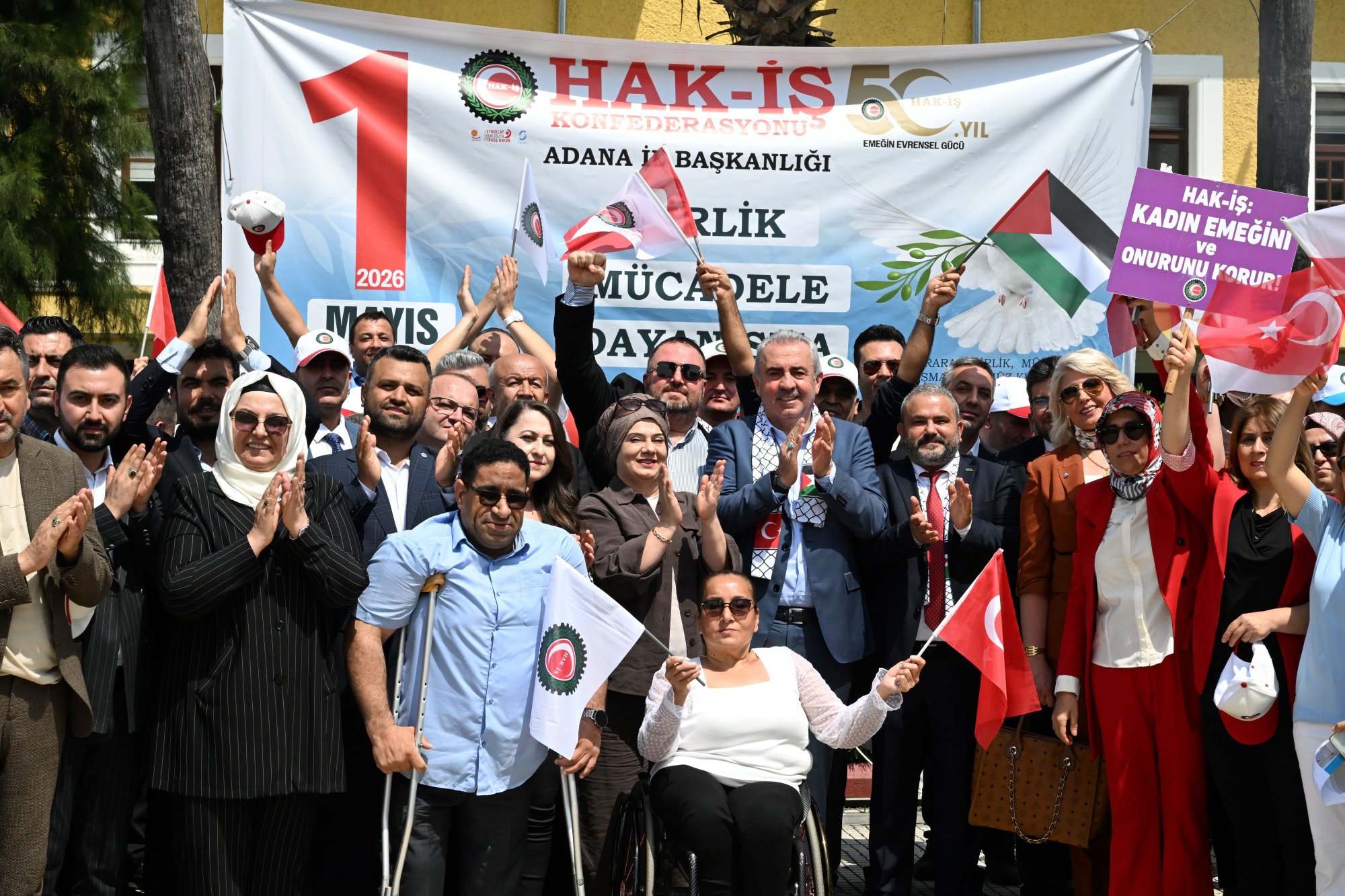 1 MAYIS HAFTASINDA TALEPLERİMİZİ ADANA’DA GÜNDEME TAŞIDIK