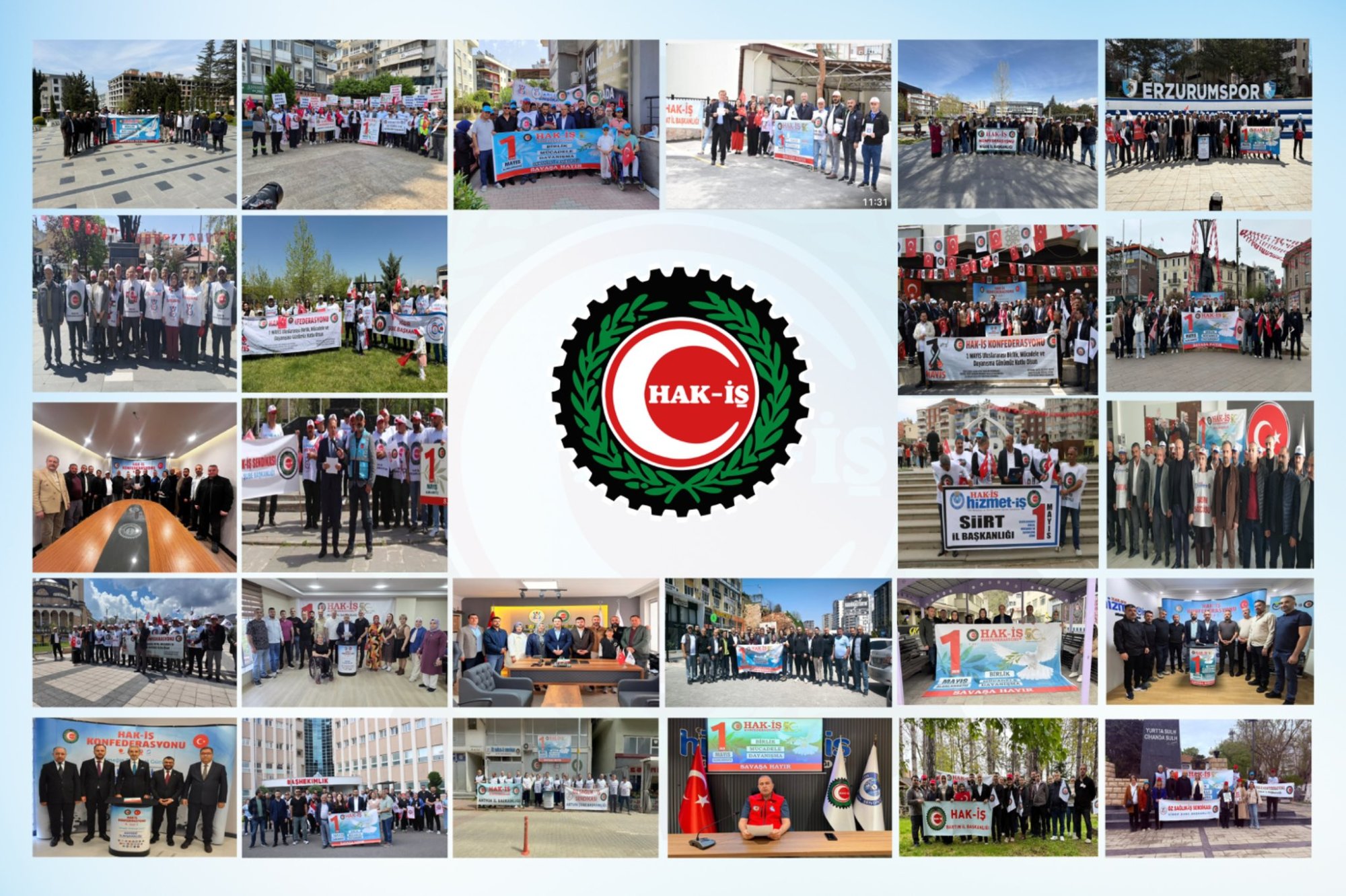 HAK-İŞ, 1 MAYIS’I BURSA’DA VE TÜRKİYE’NİN 81 İLİNDE KUTLADI
