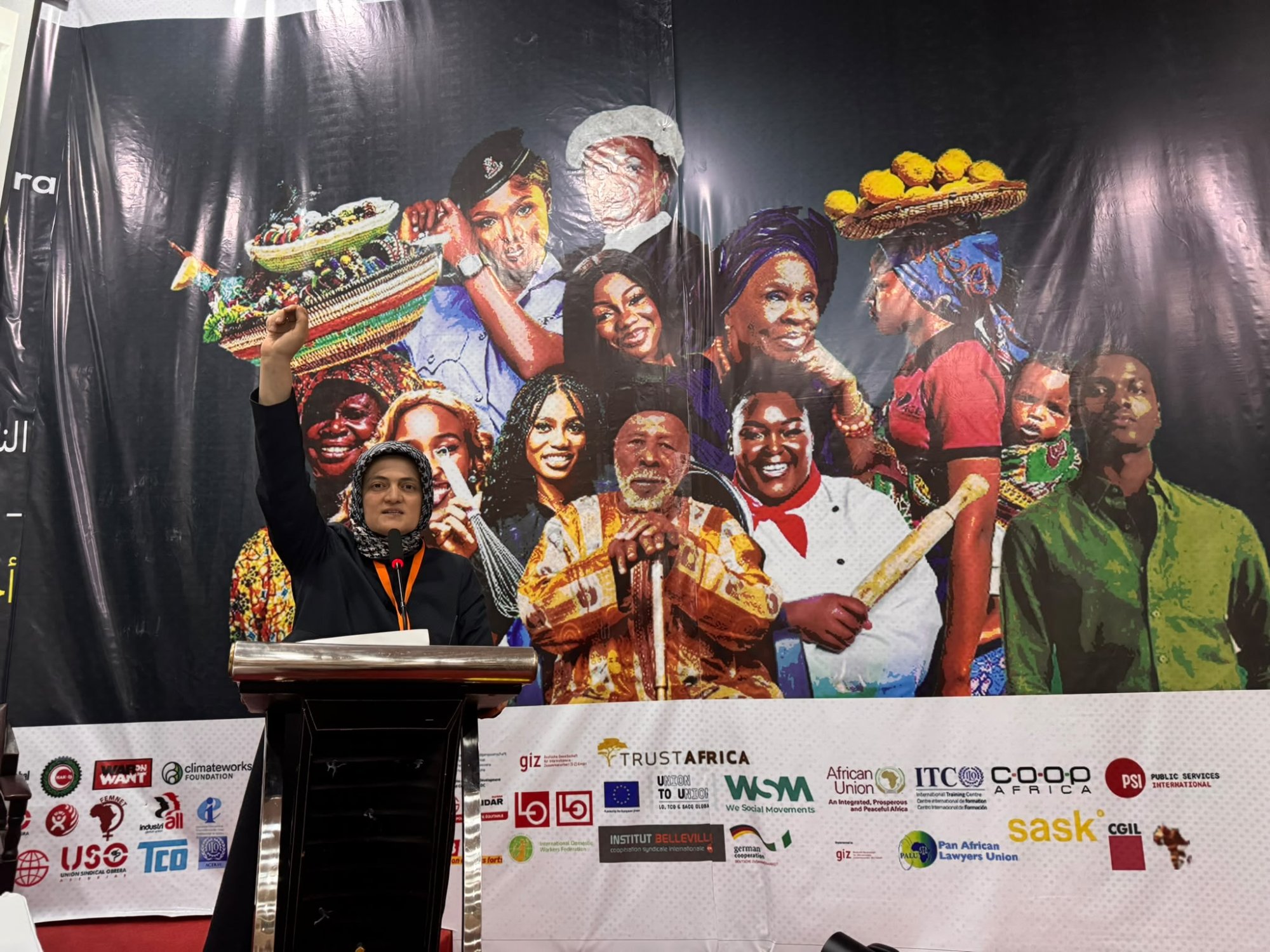 ITUC-AFRİKA 2. İKİ YILLIK KADIN KONFERANSI’NA KATILDIK